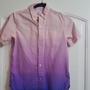 GAP SHIRT, BOYS 10, PINK AND PURPLES